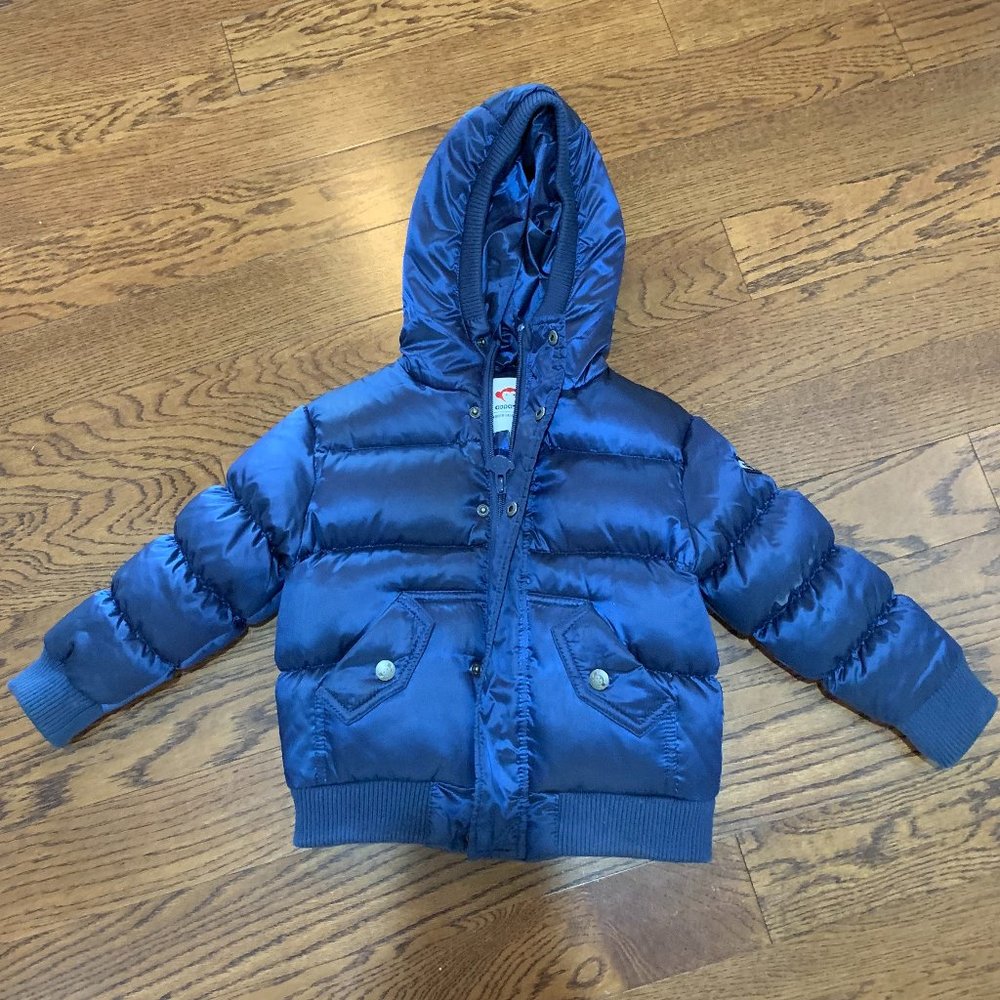 Appaman Toddler Navy Winter Puffer Coat with Hood